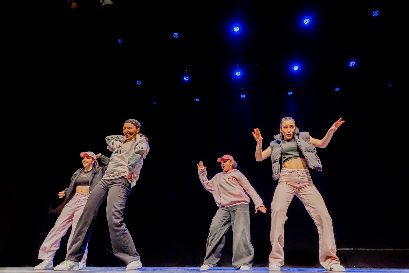 Bailarinas em coreografia